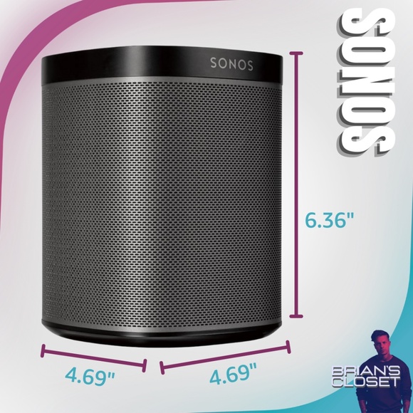SONOS Play:1 Compact Wireless WiFi Smart Speaker - Picture 6 of 16